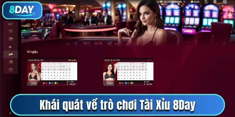 Khái quát về trò chơi Tài Xỉu 8Day